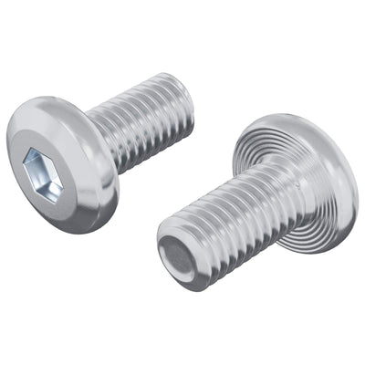 Vidaxl vis de verrouillage uni 2 pcs argent m6 x 12 mm acier