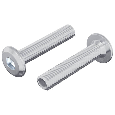 Vidaxl vis de verrouillage uni 2 pcs argent m6 x 30 mm acier