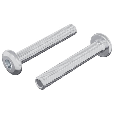 Vidaxl vis de verrouillage uni 2 pcs argent m6 x 35 mm acier