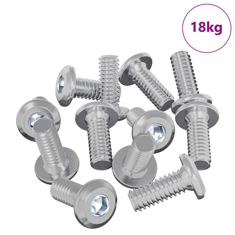 Vis de verrouillage VidaXL 3600 pcs acier argenté