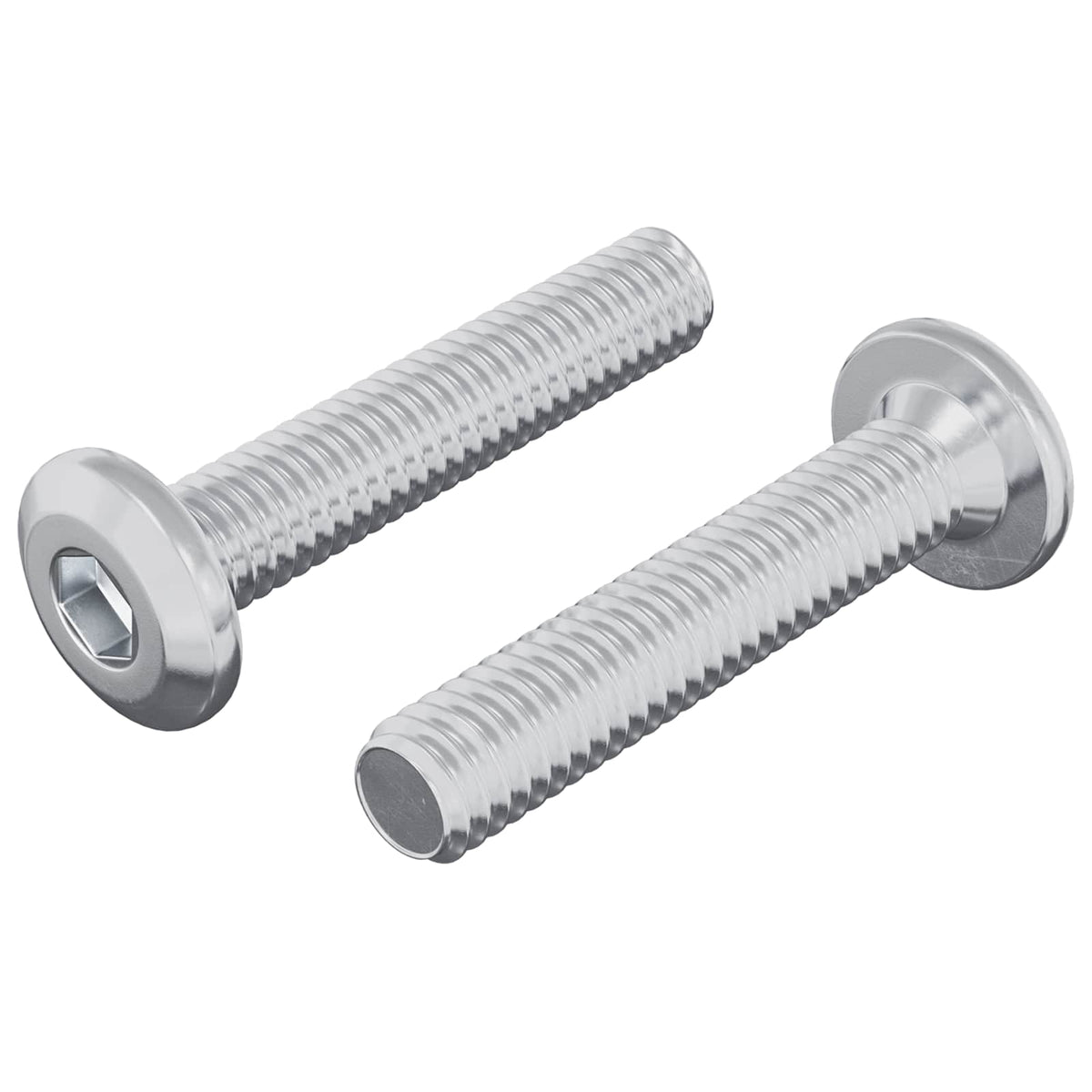 Vidaxl vis de verrouillage 2 pcs argent m6 x 35 mm acier