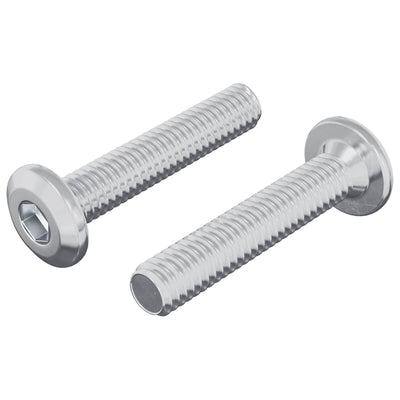 Vidaxl vis de verrouillage 2 pcs argent m6 x 35 mm acier
