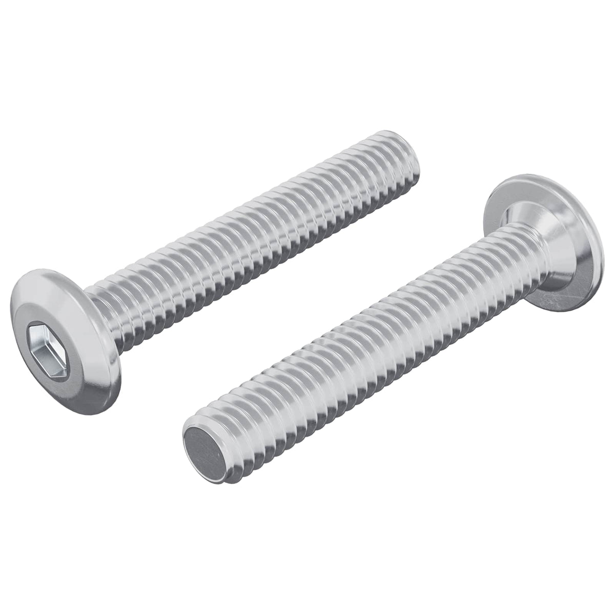 Vidaxl vis de verrouillage 2 pcs argent m6 x 35 mm acier
