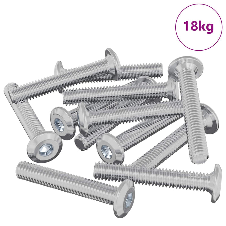 Vis de verrouillage VidaXL 2514 pcs acier argenté