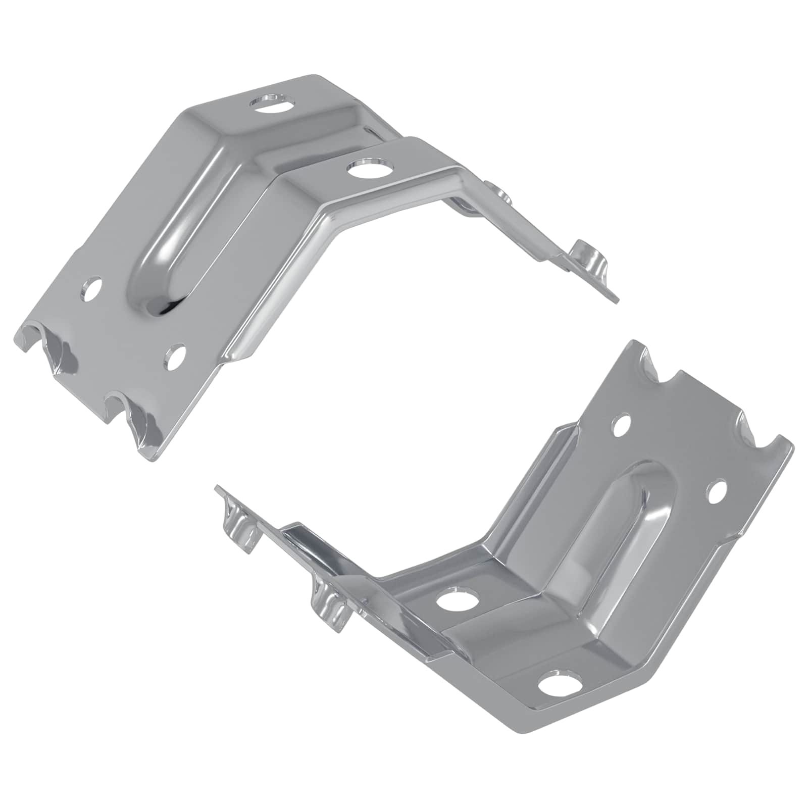 Vidaxxl support 2 pcs acier galvanisé 106 x 55 x 1,5 mm