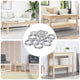 VidaXL rondelle élastique 15929 pcs fer blanc