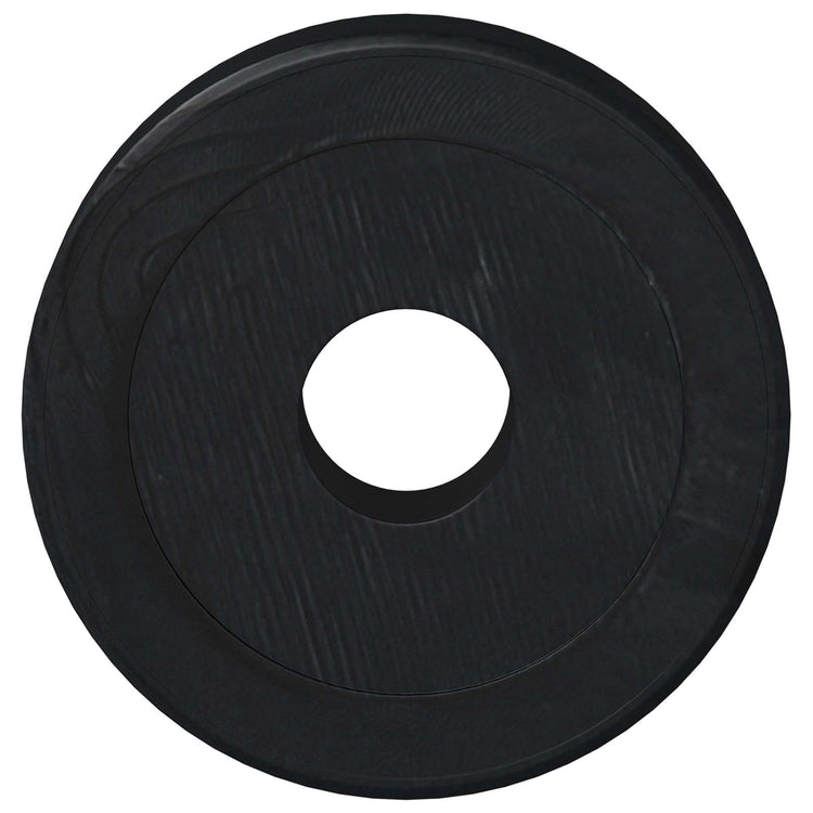 Vidaxxl adapté aux anneaux plats 12 pcs noir ∅15 x 3 mm