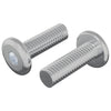 Vidaxl boulon 2 pcs argent 8 x 25 mm acier