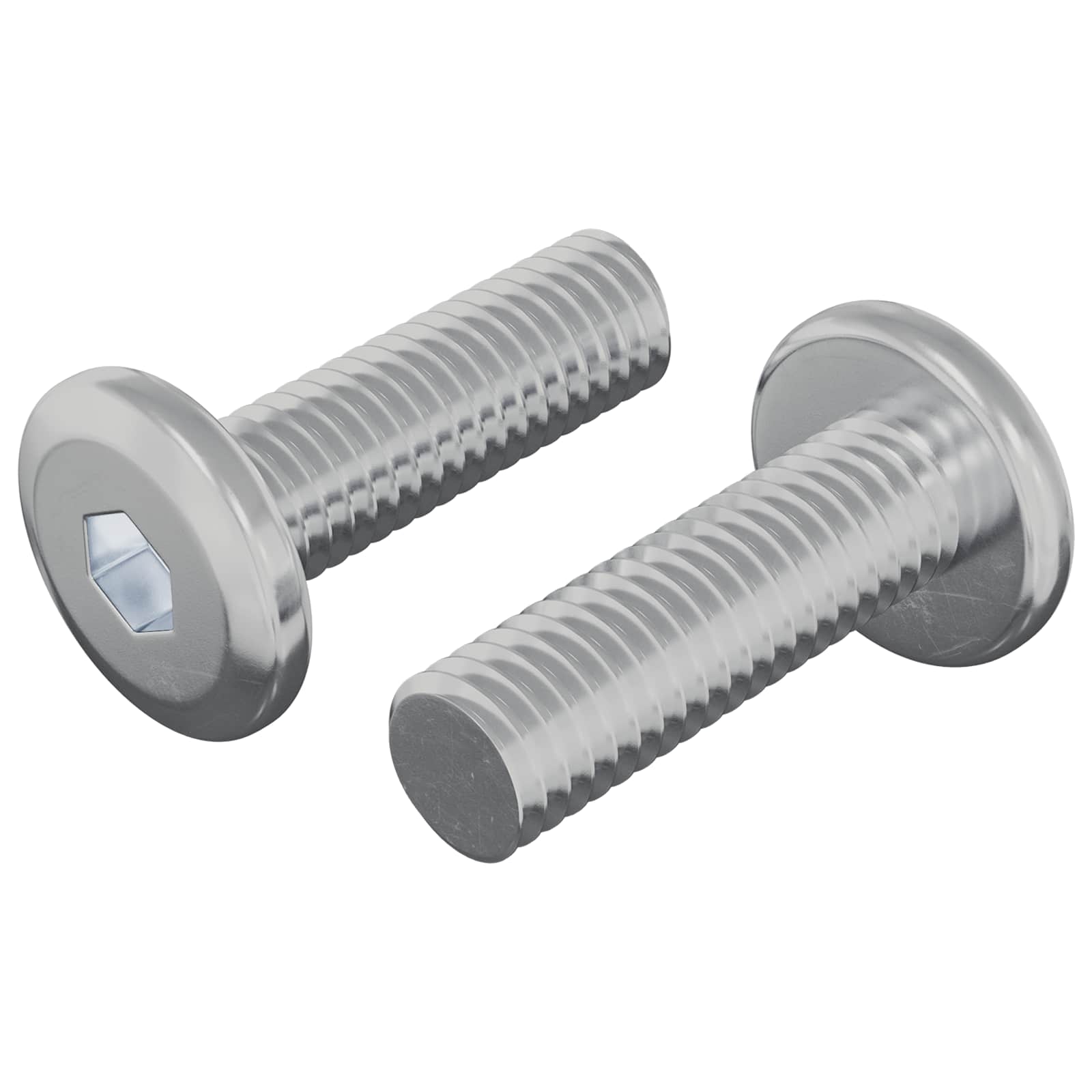 Vidaxl boulon 2 pcs argent 8 x 25 mm acier