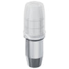 VidaXL crochet d'étagère 2 pcs argent 7 x 16 mm fer