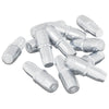 VidaXL crochet d'étagère 12 pcs argent 7 x 16 mm fer