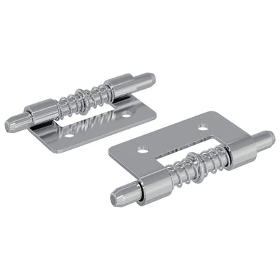 Vidaxl loquet 2 pcs argent 46 x 17 x 1,2 mm acier