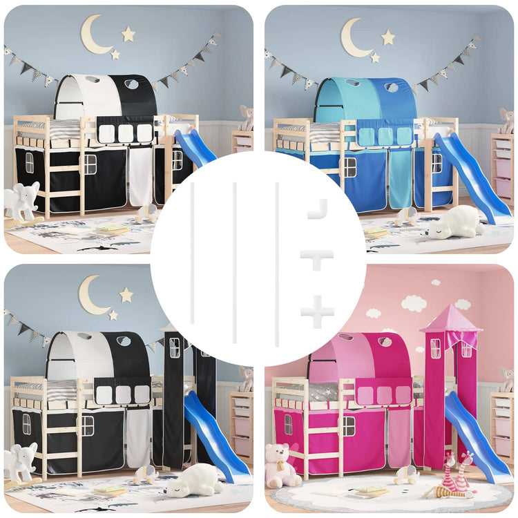 Vidaxxl tuyau pvc 29 pcs blanc pp et pe