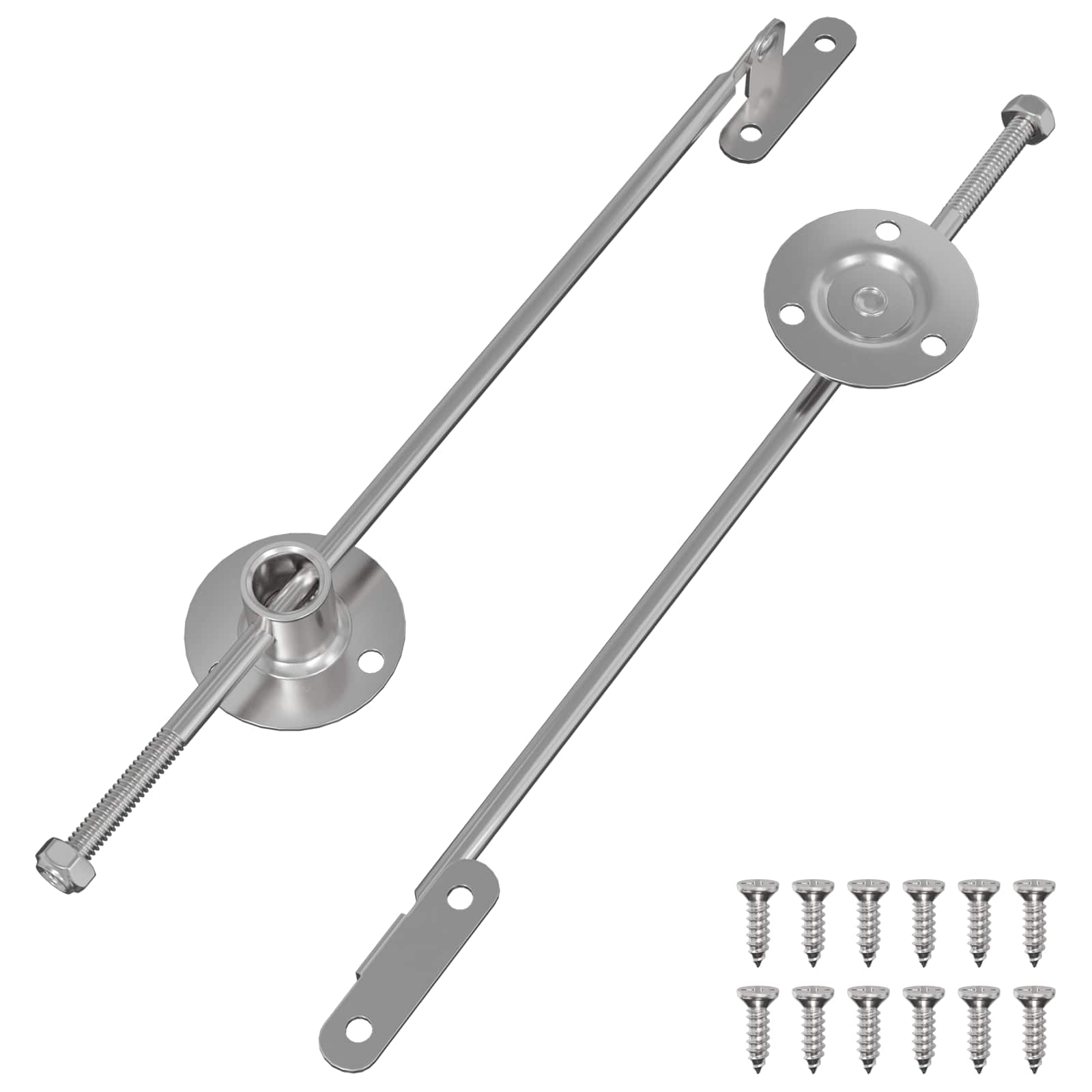 Vidaxxl ressort à gaz 2 pcs argent 190 mm fer