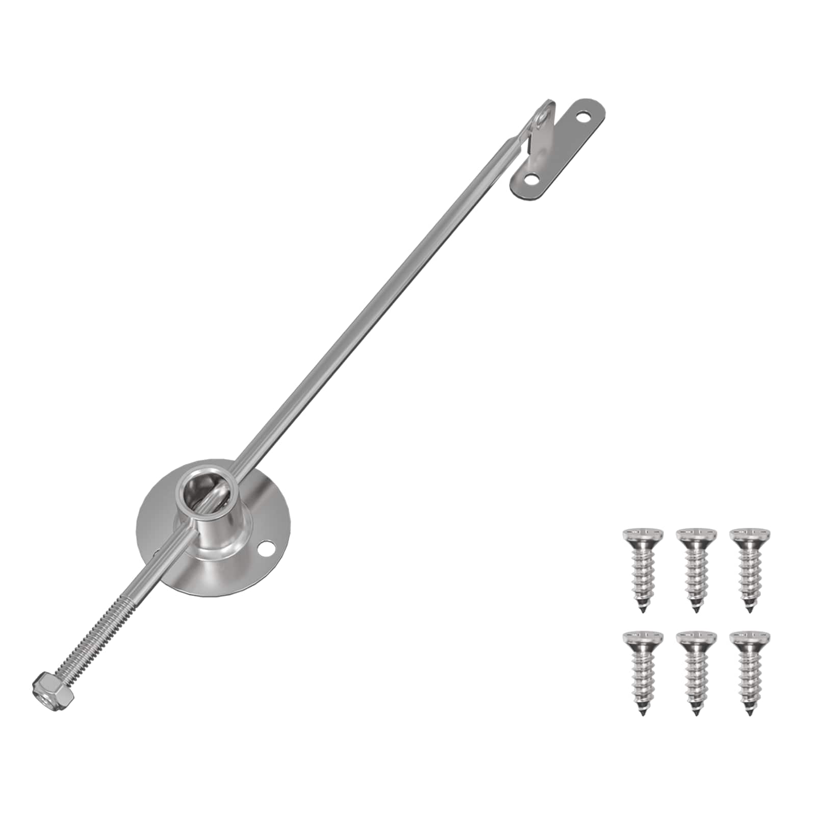 Vidaxxl ressort à gaz 12 pcs argent 190 mm fer