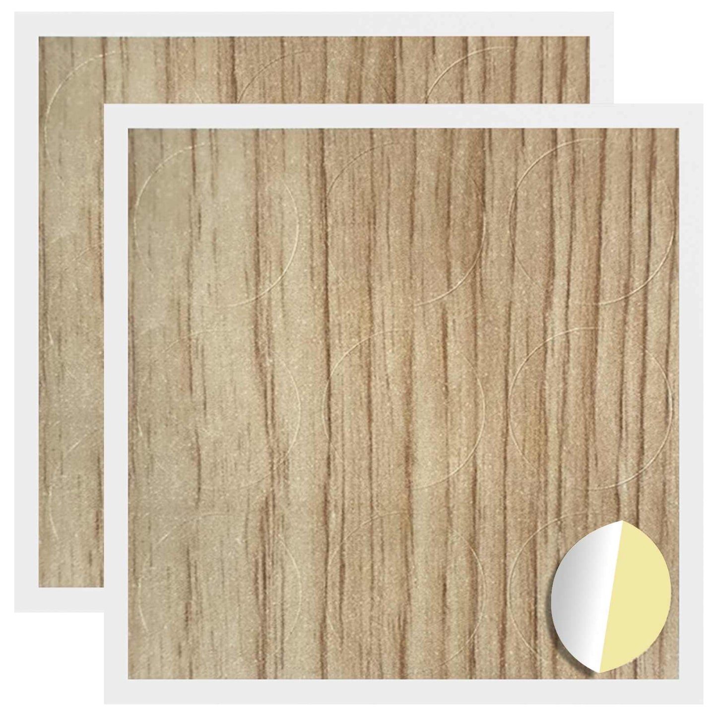 Vidaxx cache-vis autocollant 2 pcs chêne artisanal ø 20 x 0,5 mm