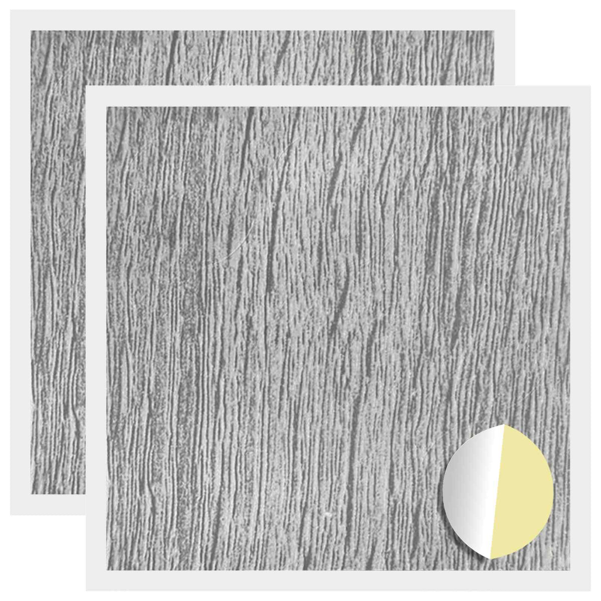 Vidaxx cache-vis autocollant 2 pcs gris sonoma ø 20 x 0,5 mm