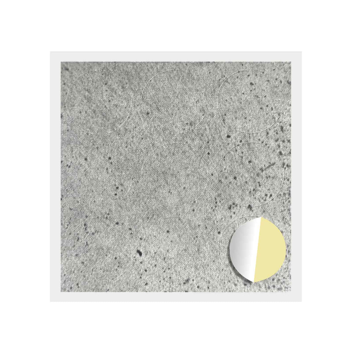 Vidaxx cache-vis autocollant 12 pcs gris béton ø 20 x 0,5 mm