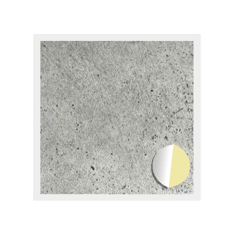 Vidaxx cache-vis autocollant 12 pcs gris béton ø 20 x 0,5 mm