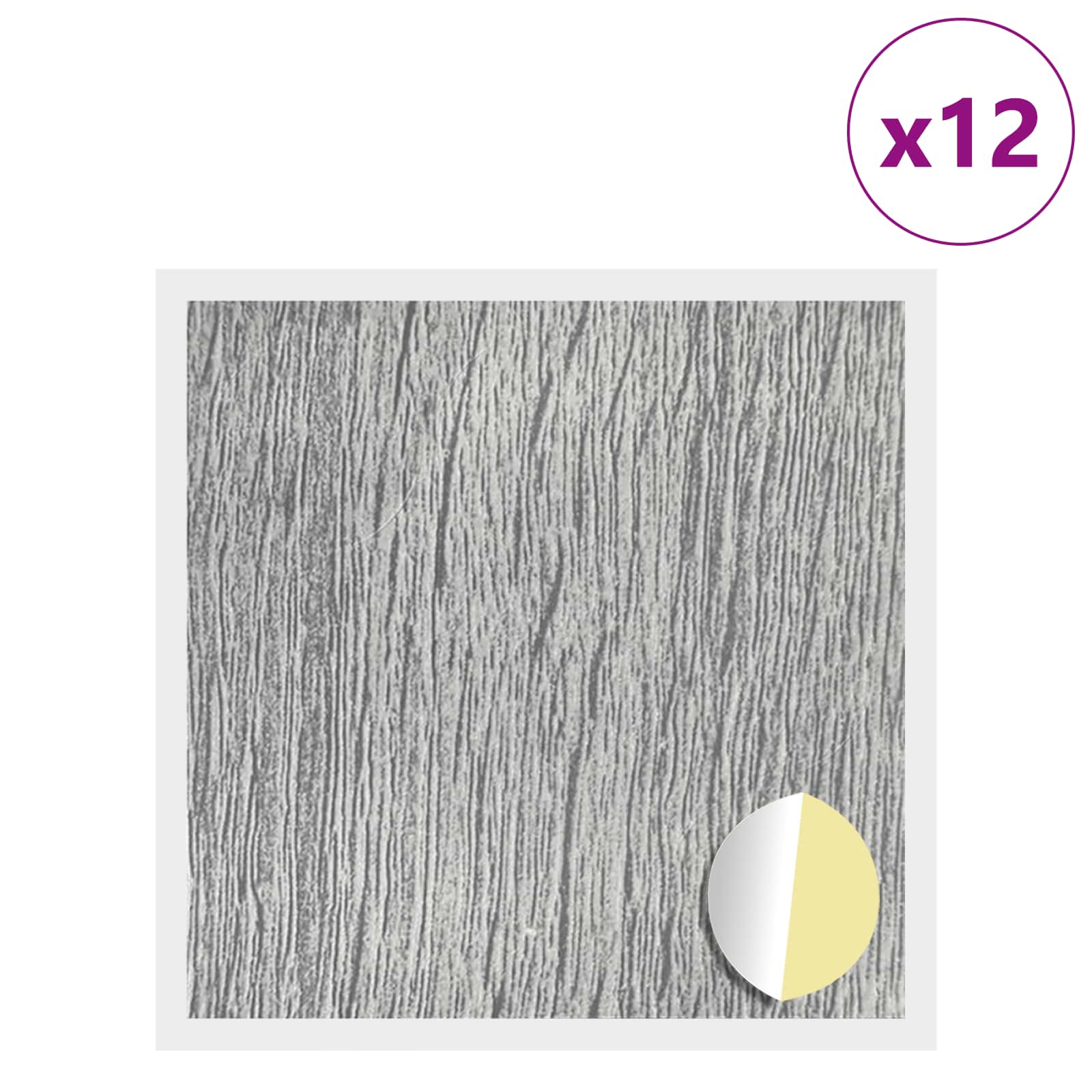 Vidaxx cache-vis autocollant 12 pcs gris sonoma ø 20 x 0,5 mm