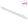 Vidaxx guide de tiroir 12 pcs blanc 400 mm acier
