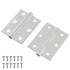 Vidaxx charnière 2 pcs argent 50 x 38 x 1,3 mm acier
