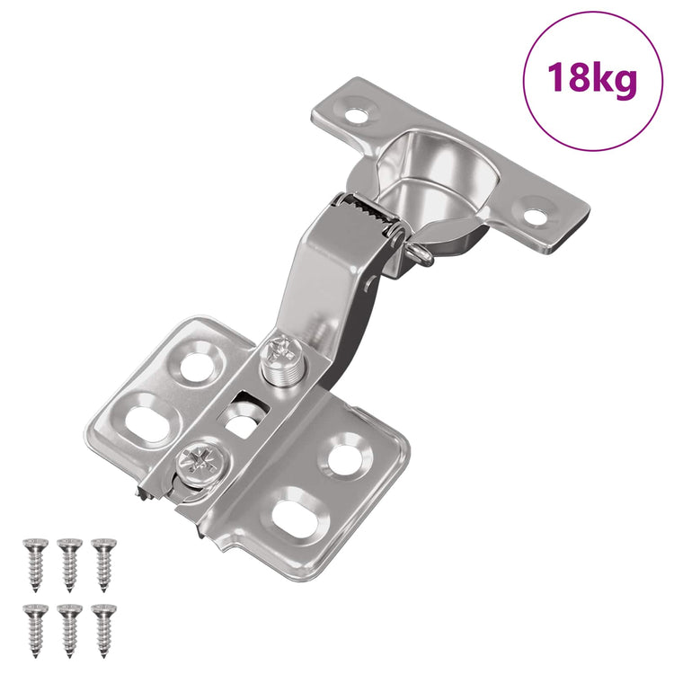 Vidaxx charnière 254 pcs nickel 85 x 52,5 x 9,5 mm fer