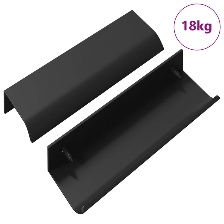 VidaXL poignée 725 pcs noir 120 x 39,6 x 17 mm aluminium