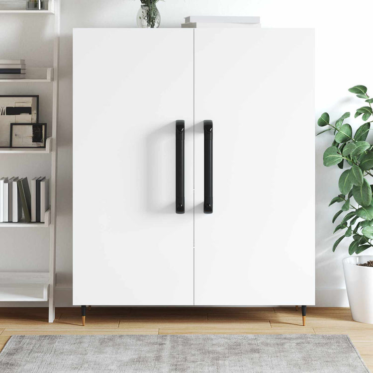 Vidaxx poignée unie 2 pcs noir 380 x 34 x 85 mm aluminium et pp