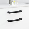 Vidaxx poignée unie 12 pcs noir 380 x 34 x 85 mm aluminium et pp