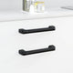 Vidaxx poignée unie 12 pcs noir 380 x 34 x 85 mm aluminium et pp