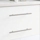 Vidaxxl poignée d'armoire 12 pcs argent 300 mm acier inoxydable