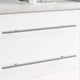 VidaXL poignée 12 pcs argent 500 mm acier
