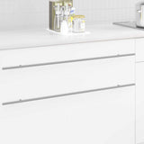 Vidaxxl poignée d'armoire 2 pcs argent 900 mm acier inoxydable - afbeelding 1