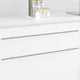 Vidaxxl poignée d'armoire 12 pcs argent 900 mm acier inoxydable
