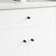 Vidaxxl boutons d'armoire 12 pièces noir m4 x 12 mm fer