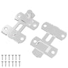 Vidaxxl serrure de porte 2 pcs argent 70 x 8 mm acier