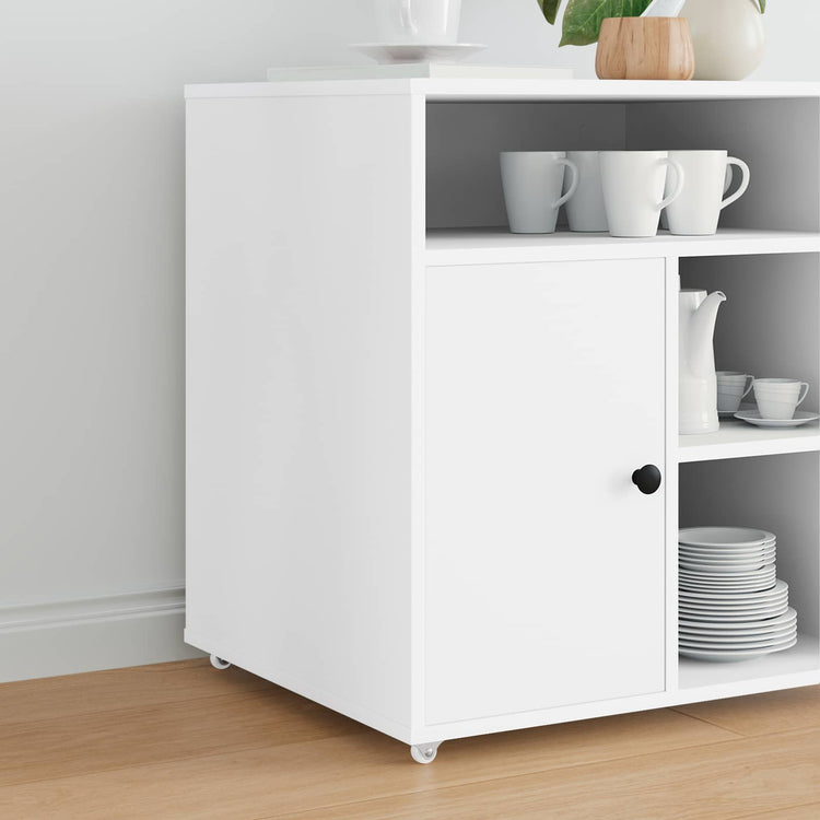 Vidaxl roulette 12 pcs blanc 42 x 11,5 x 29 mm fer