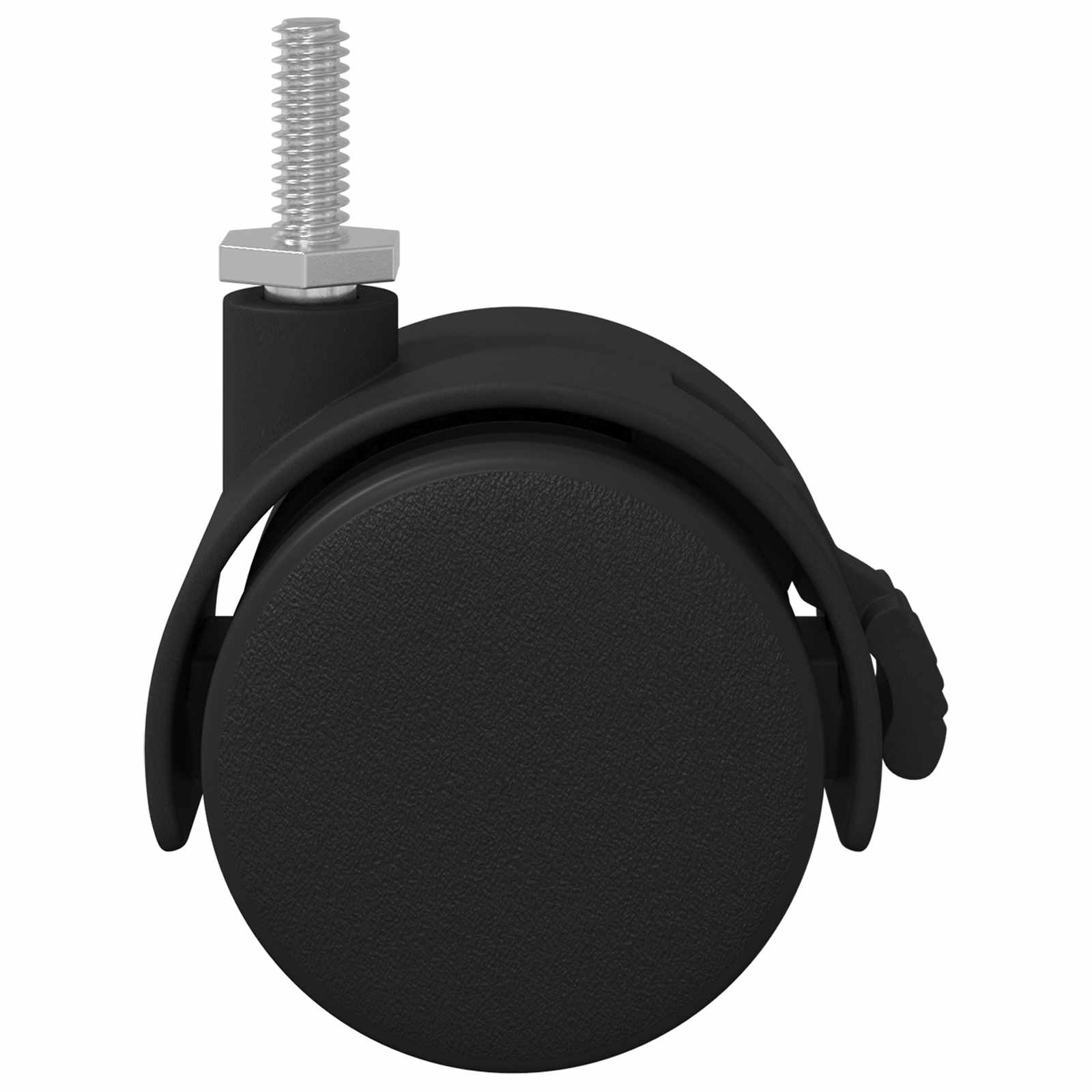 Vidaxl roulette 12 pcs noir et argent 40,1 x 40,1 x 37,8 mm fer et pp