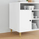 Vidaxxl pieds de meuble 2 pcs marron ø 44 x 100 mm bois d'eucalyptus massif