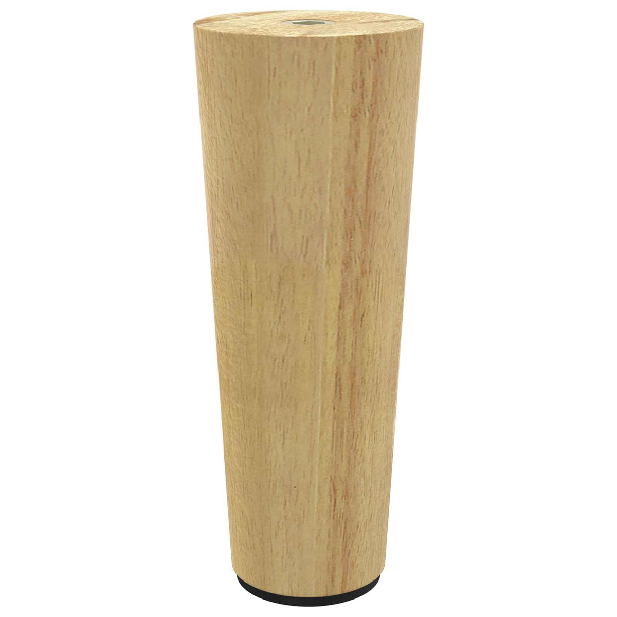 Vidaxxl pieds de meuble 2 pcs marron ø 44 x 100 mm bois d'eucalyptus massif