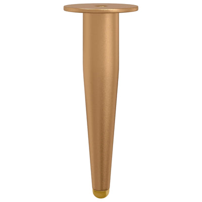 Vidaxl pieds debout 2 pcs or 98 x 40 mm fer