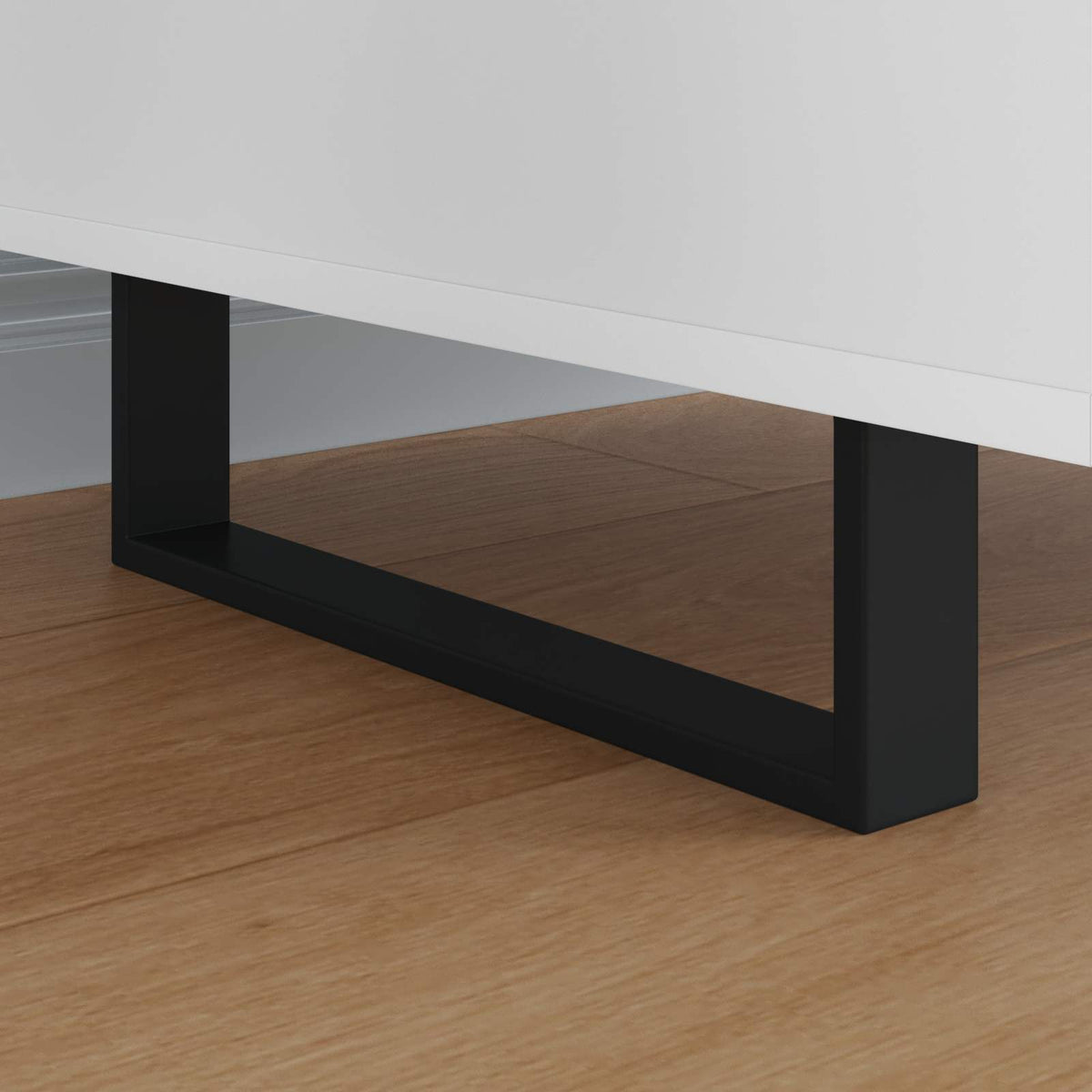 Vidaxxl pieds de meubles 12 pcs noir 341 x 40,5 x 100 mm fer