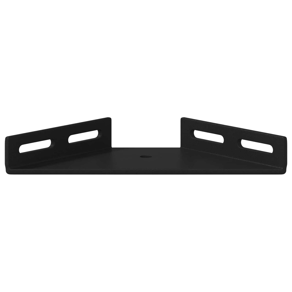 Vidaxxl support d'angle 2 pcs noir 138,5 x 50,5 x 16 mm fer