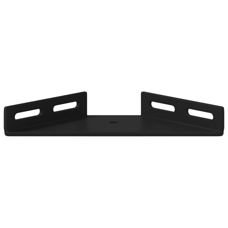 Vidaxxl support d'angle 12 pcs noir 138,5 x 50,5 x 16 mm fer
