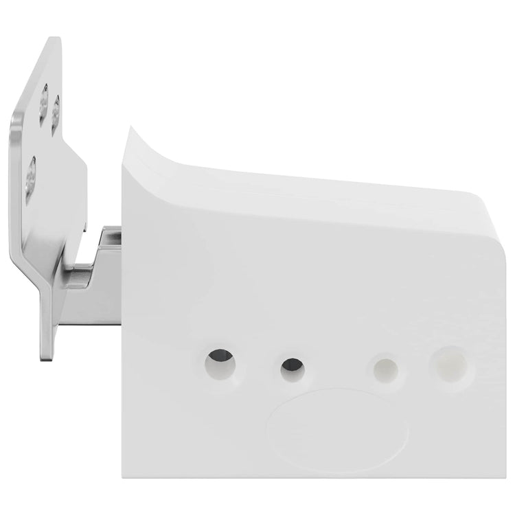 Vidaxx support de suspension pour placard 12 pcs blanc 70 x 48 x 19 mm fer et plastique