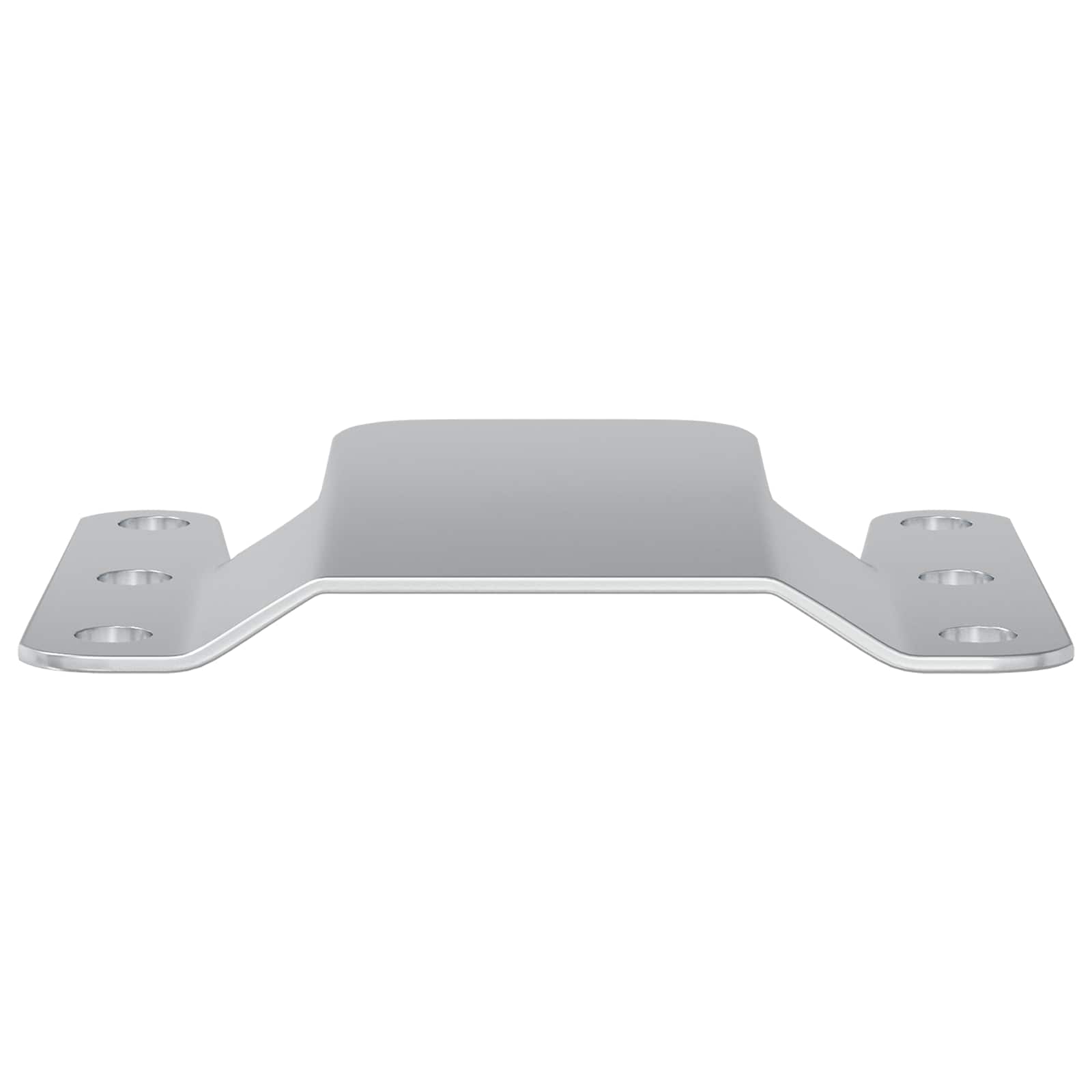 VidaXL support d'encastrement 12 pcs argent 75 x 66 x 1,4 mm acier