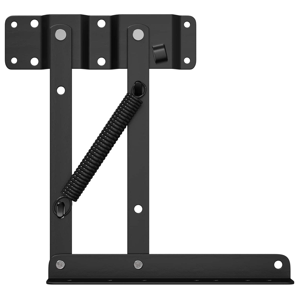 Vidaxxl mécanisme de levage de lit 12 pcs noir 340 x 95 x 40 mm fer