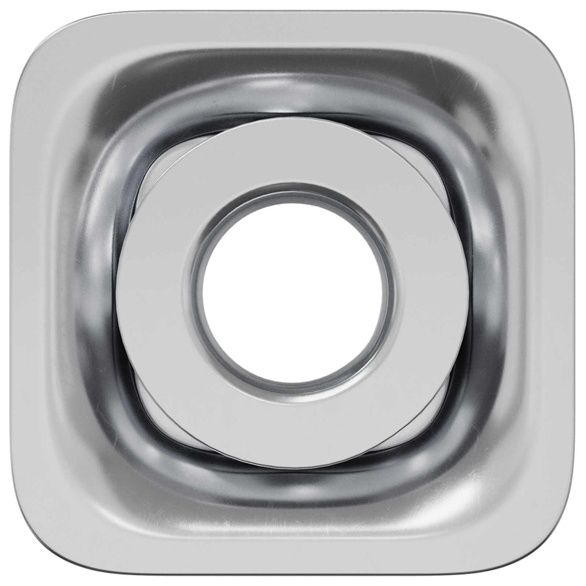 Vidaxxl insert de tube fileté 1818 pcs noir et argent 15,8 x 15,8 x 22,5 mm
