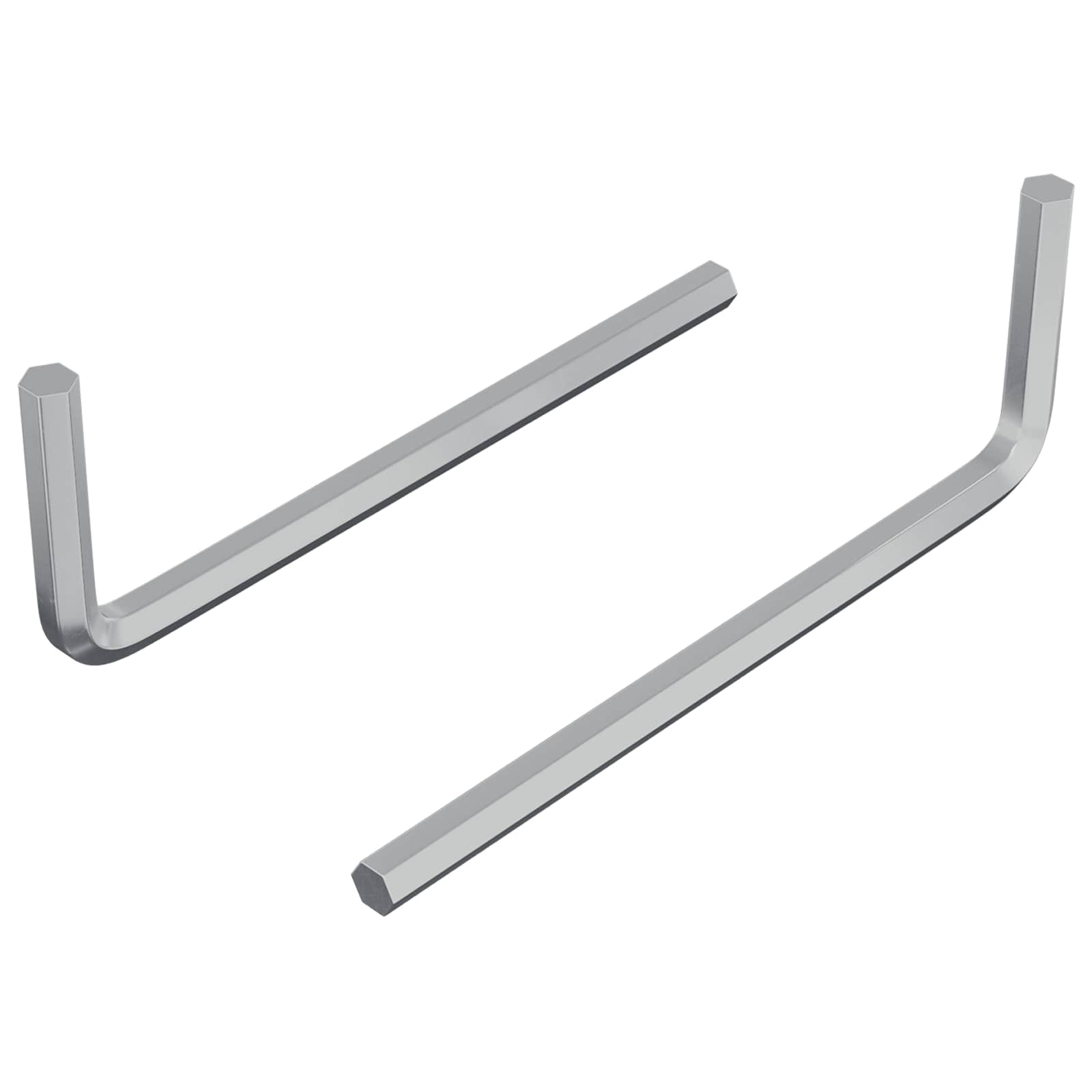 Vidaxx clé hexagonale 2 pcs argent 32 x 86 mm acier